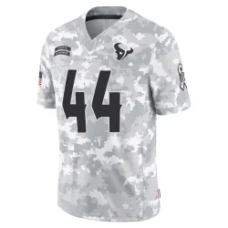 Houston Texans Men's Limited Arctic Camo 2024 Salute to Service Jersey (44 British Brooks)