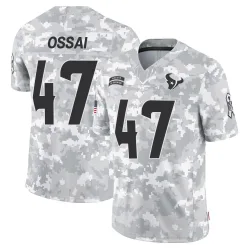 Houston Texans Men's Limited Arctic Camo 2024 Salute to Service Jersey (47 K.C. Ossai)