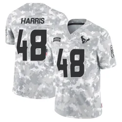 Houston Texans Men's Limited Arctic Camo 2024 Salute to Service Jersey (48 Christian Harris)
