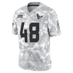 Houston Texans Men's Limited Arctic Camo 2024 Salute to Service Jersey (48 Christian Harris)