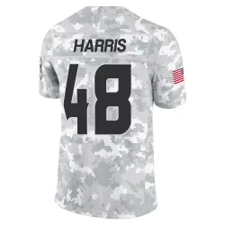 Houston Texans Men's Limited Arctic Camo 2024 Salute to Service Jersey (48 Christian Harris)