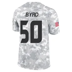 Houston Texans Men's Limited Arctic Camo 2024 Salute to Service Jersey (50 Solomon Byrd)