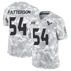 Houston Texans Men's Limited Arctic Camo 2024 Salute to Service Jersey (54 Jarrett Patterson)