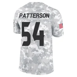 Houston Texans Men's Limited Arctic Camo 2024 Salute to Service Jersey (54 Jarrett Patterson)