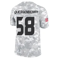 Houston Texans Men's Limited Arctic Camo 2024 Salute to Service Jersey (58 Scott Quessenberry)