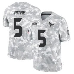 Houston Texans Men's Limited Arctic Camo 2024 Salute to Service Jersey (5 Jalen Pitre)