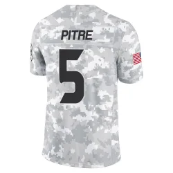 Houston Texans Men's Limited Arctic Camo 2024 Salute to Service Jersey (5 Jalen Pitre)