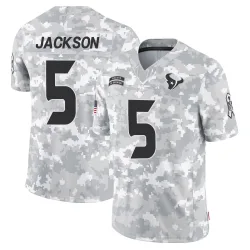 Houston Texans Men's Limited Arctic Camo 2024 Salute to Service Jersey (5 Kearis Jackson)