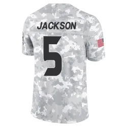 Houston Texans Men's Limited Arctic Camo 2024 Salute to Service Jersey (5 Kearis Jackson)