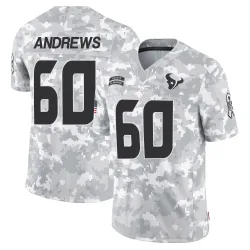 Houston Texans Men's Limited Arctic Camo 2024 Salute to Service Jersey (60 Jake Andrews)