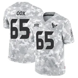 Houston Texans Men's Limited Arctic Camo 2024 Salute to Service Jersey (65 Eli Cox)