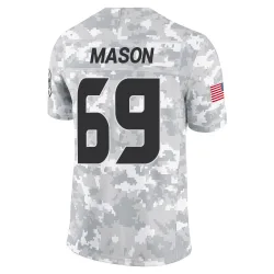 Houston Texans Men's Limited Arctic Camo 2024 Salute to Service Jersey (69 Shaq Mason)