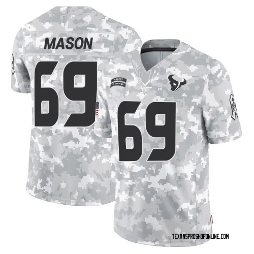 Houston Texans Men's Limited Arctic Camo 2024 Salute to Service Jersey (69 Shaq Mason)
