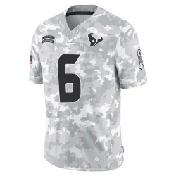 Houston Texans Men's Limited Arctic Camo 2024 Salute to Service Jersey (6 Tommy Townsend)