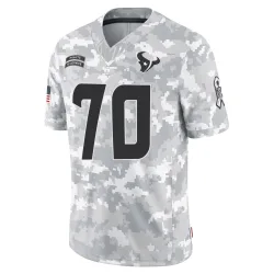 Houston Texans Men's Limited Arctic Camo 2024 Salute to Service Jersey (70 Juice Scruggs)