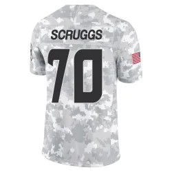 Houston Texans Men's Limited Arctic Camo 2024 Salute to Service Jersey (70 Juice Scruggs)