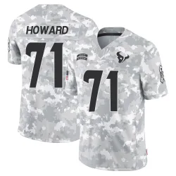 Houston Texans Men's Limited Arctic Camo 2024 Salute to Service Jersey (71 Tytus Howard)