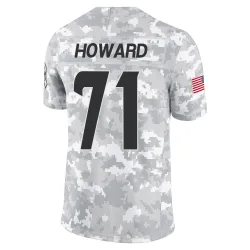 Houston Texans Men's Limited Arctic Camo 2024 Salute to Service Jersey (71 Tytus Howard)