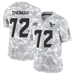 Houston Texans Men's Limited Arctic Camo 2024 Salute to Service Jersey (72 Jaylon Thomas)