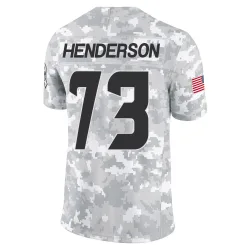Houston Texans Men's Limited Arctic Camo 2024 Salute to Service Jersey (73 LaDarius Henderson)