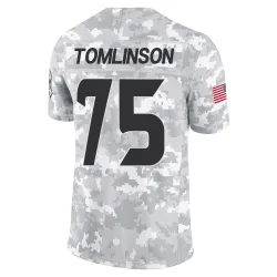 Houston Texans Men's Limited Arctic Camo 2024 Salute to Service Jersey (75 Laken Tomlinson)