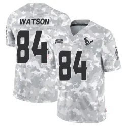 Houston Texans Men's Limited Arctic Camo 2024 Salute to Service Jersey (84 Justin Watson)