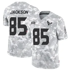 Houston Texans Men's Limited Arctic Camo 2024 Salute to Service Jersey (85 Daniel Jackson)