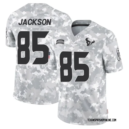 Houston Texans Men's Limited Arctic Camo 2024 Salute to Service Jersey (85 Daniel Jackson)