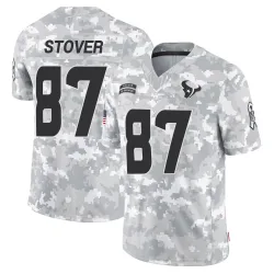 Houston Texans Men's Limited Arctic Camo 2024 Salute to Service Jersey (87 Cade Stover)