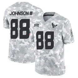 Houston Texans Men's Limited Arctic Camo 2024 Salute to Service Jersey (88 Johnny Johnson III)
