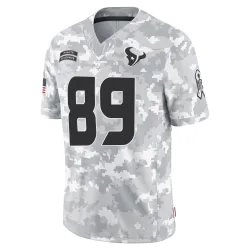 Houston Texans Men's Limited Arctic Camo 2024 Salute to Service Jersey (89 Xavier Johnson)