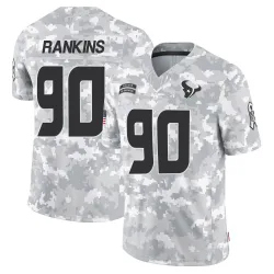 Houston Texans Men's Limited Arctic Camo 2024 Salute to Service Jersey (90 Sheldon Rankins)
