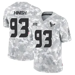 Houston Texans Men's Limited Arctic Camo 2024 Salute to Service Jersey (93 Kurt Hinish)