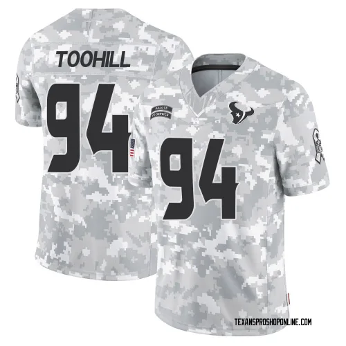 Houston Texans Men's Limited Arctic Camo 2024 Salute to Service Jersey (94 Casey Toohill)