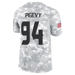 Houston Texans Men's Limited Arctic Camo 2024 Salute to Service Jersey (94 Jayden Peevy)