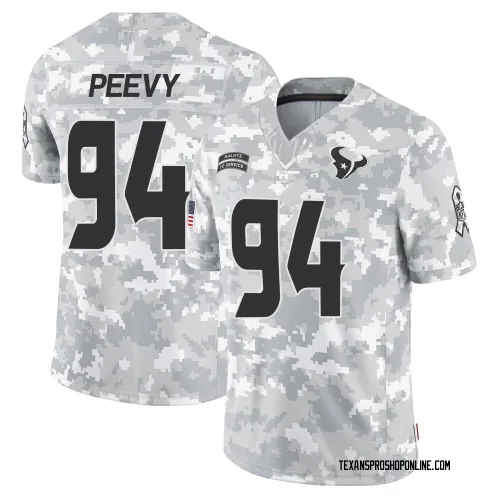Houston Texans Men's Limited Arctic Camo 2024 Salute to Service Jersey (94 Jayden Peevy)