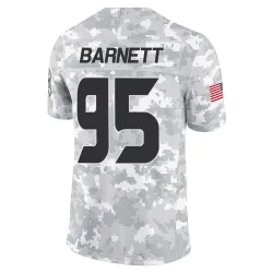 Houston Texans Men's Limited Arctic Camo 2024 Salute to Service Jersey (95 Derek Barnett)