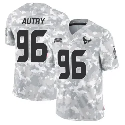 Houston Texans Men's Limited Arctic Camo 2024 Salute to Service Jersey (96 Denico Autry)