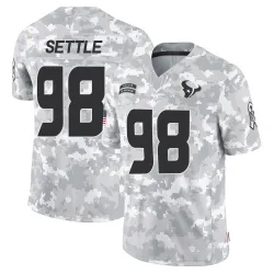 Houston Texans Men's Limited Arctic Camo 2024 Salute to Service Jersey (98 Tim Settle Jr.)