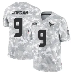 Houston Texans Men's Limited Arctic Camo 2024 Salute to Service Jersey (9 Brevin Jordan)