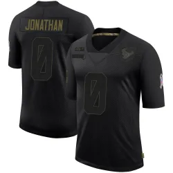 Houston Texans Men's Limited Black 2020 Salute To Service Jersey (0 Kingsley Jonathan)