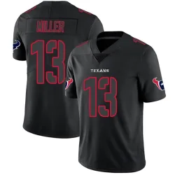 Houston Texans Men's Limited Black Impact Jersey (13 Braxton Miller)