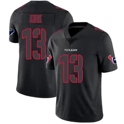 Houston Texans Men's Limited Black Impact Jersey (13 Christian Kirk)