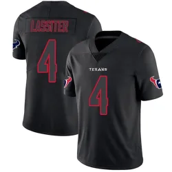 Houston Texans Men's Limited Black Impact Jersey (4 Kamari Lassiter)