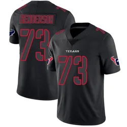 Houston Texans Men's Limited Black Impact Jersey (73 LaDarius Henderson)