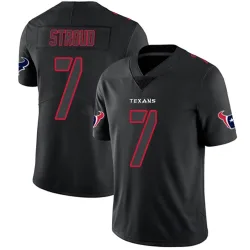 Houston Texans Men's Limited Black Impact Jersey (7 C.J. Stroud)