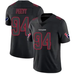Houston Texans Men's Limited Black Impact Jersey (94 Jayden Peevy)