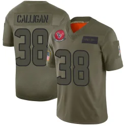 Houston Texans Men's Limited Camo 2019 Salute to Service Jersey (38 Keydrain Calligan)
