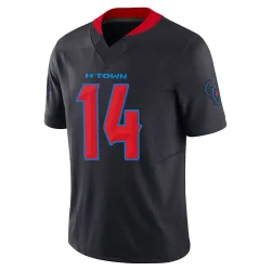 Houston Texans Men's Limited Navy 2nd Alternate Vapor F.U.S.E. Jersey (14 Jared Wayne)