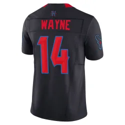 Houston Texans Men's Limited Navy 2nd Alternate Vapor F.U.S.E. Jersey (14 Jared Wayne)